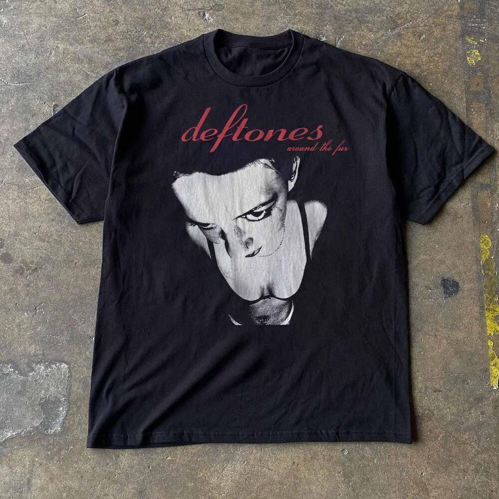 Style Deftones Around The World Tour 2004 Black T-Shirt